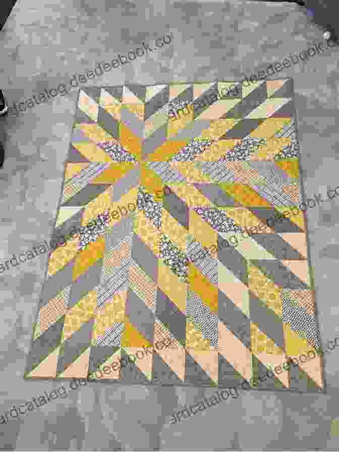 A Colorful Modern Quilt With A Geometric Starburst Design Sew Happy: 10 Cheerful Quilts You Ll Have Fun Making