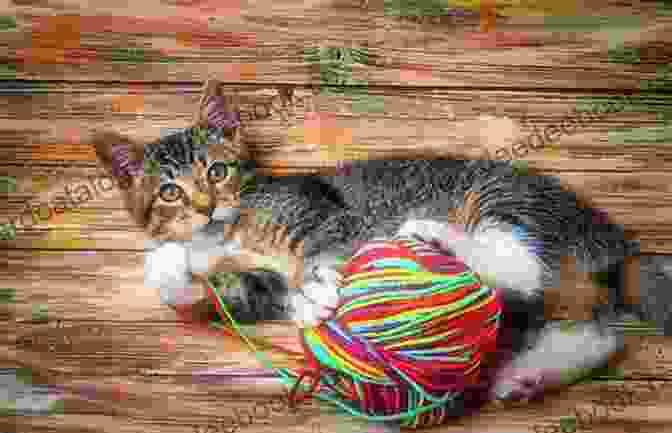 A Cute Tabby Cat Playing With A Ball Of Yarn Aidy Tats Cats: The Joy Of Adopting Cats An Extremely Entertaining Rhyming For Children Aged 3 5