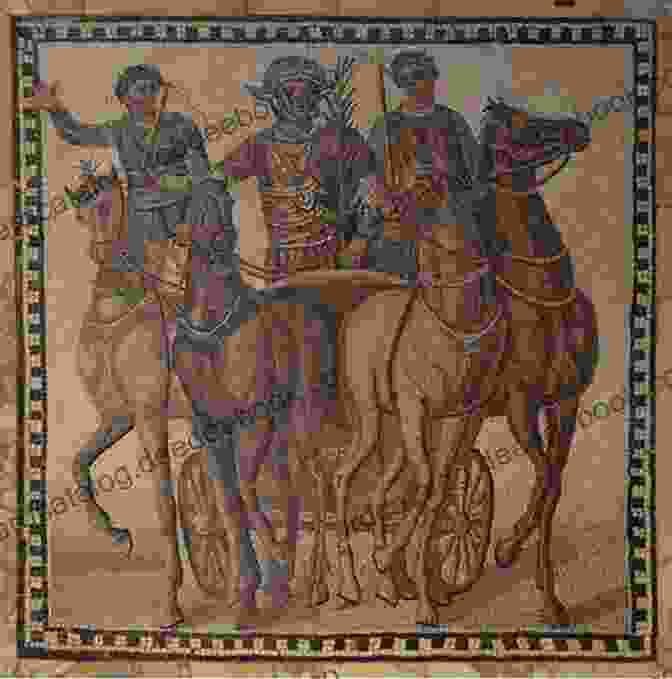 A Grand Mosaic Depicting A Roman Chariot Race, With Spectators Cheering From The Stands. The Wall At The Edge Of The World: An Unputdownable Adventure In The Roman Empire