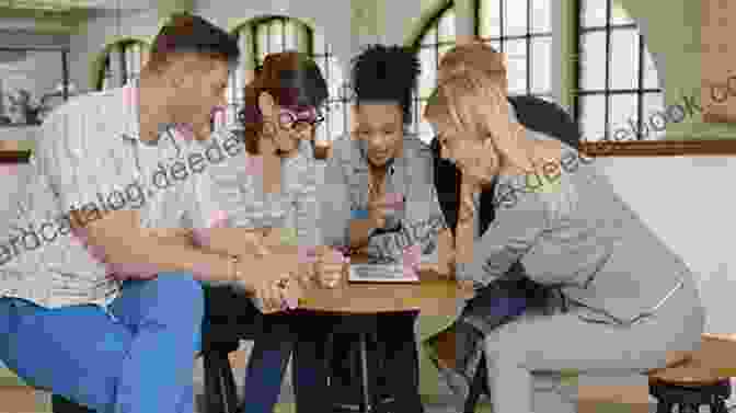 A Group Of Young People Sitting Around A Table, Discussing Their Lives American Soup Lucy Prebble