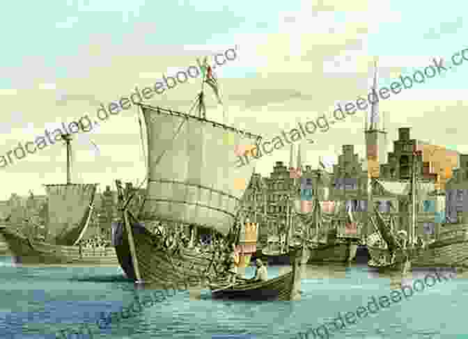 A Hanseatic League Ship Sailing Through The Baltic Sea. Medieval Pirates: Pirates Raiders And Privateers 1204 1453