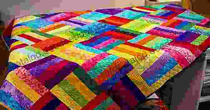 A Quilt Made From Strips Of Rainbow Colored Fabric Cut From A Jelly Roll Sew Happy: 10 Cheerful Quilts You Ll Have Fun Making