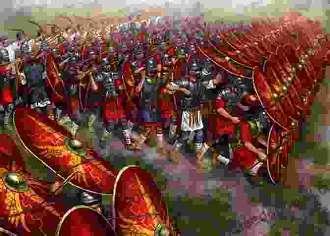 A Roman Legion Marching In Formation, With Their Shields And Spears Gleaming. The Wall At The Edge Of The World: An Unputdownable Adventure In The Roman Empire