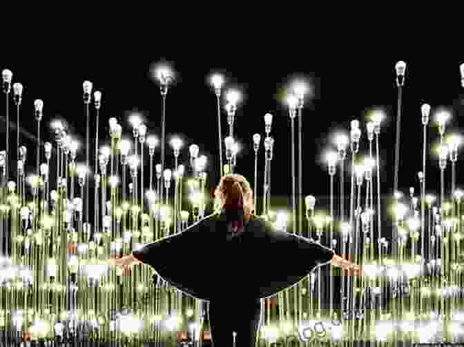 A Vibrant And Interactive Light Installation In The Realm Of Lumina. River Of Lights: The Magic Portal