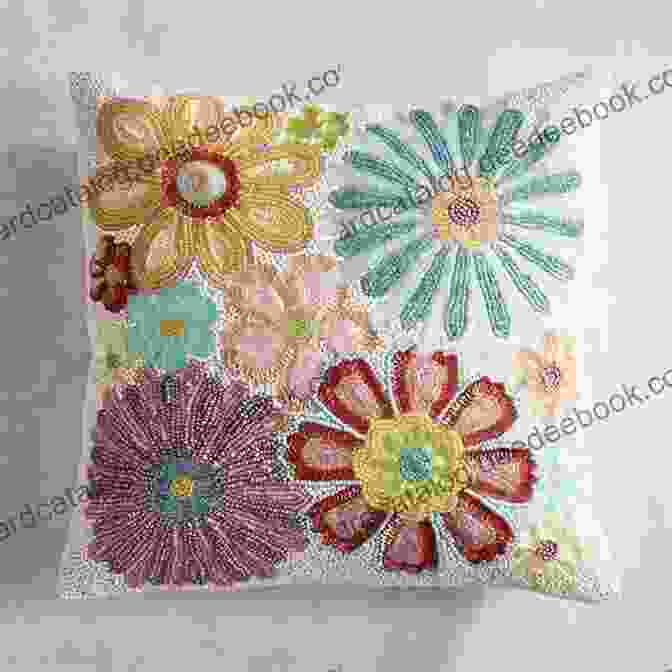 A Vibrant And Stylish Sewn Throw Pillow With A Geometric Pattern Homemade Knit Sew And Crochet: 25 Home Craft Projects