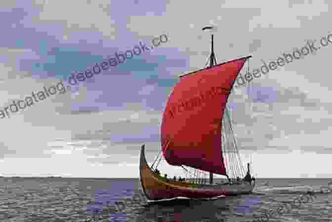 A Viking Longship Sailing Through The Sea. Medieval Pirates: Pirates Raiders And Privateers 1204 1453