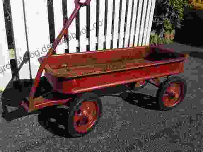 A Vintage Little Red Wagon Tractor Parked In A Field Little Red Wagon Barford Fitzgerald