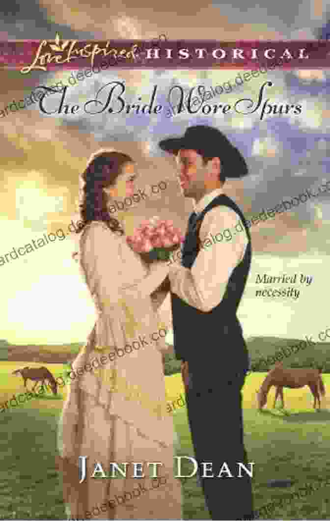 Book Cover Of The Bride Wore Spurs By Tracie Peterson Rob Yancey: Clean And Wholesome Western Historical Romance (Taking The High Road 10)