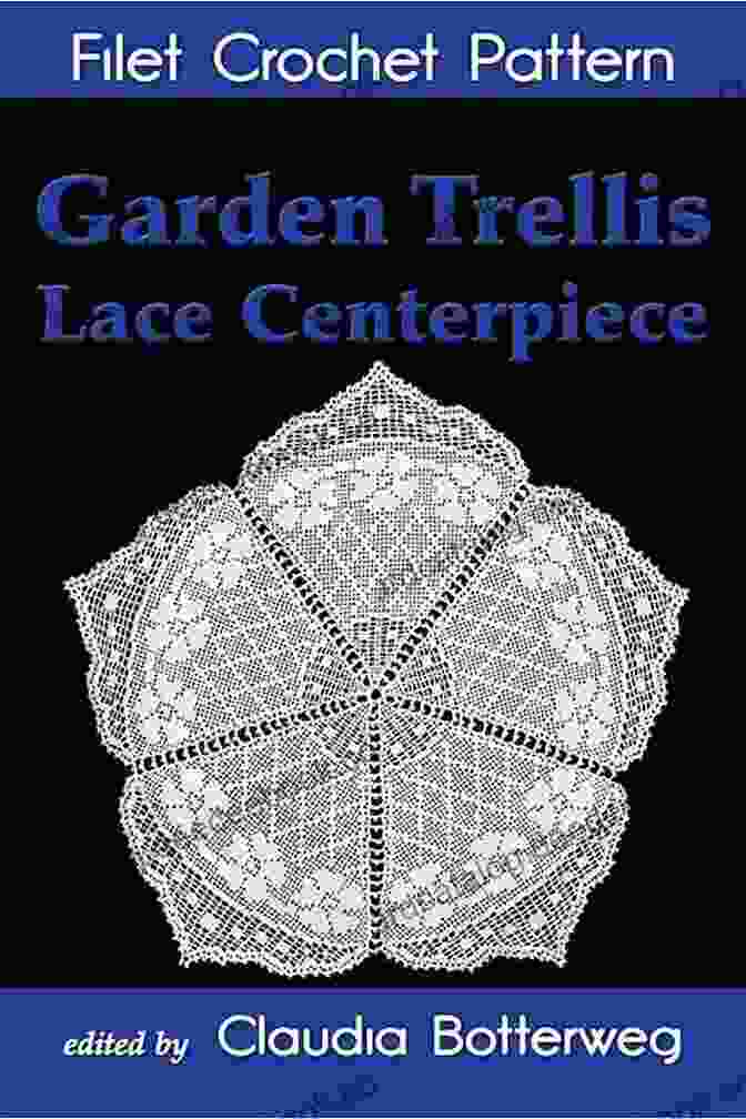 Garden Trellis Lace Centerpiece Filet Crochet Pattern Image 1 Garden Trellis Lace Centerpiece Filet Crochet Pattern