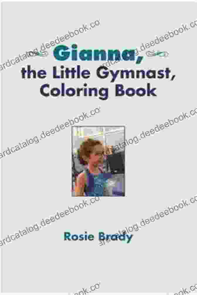 Gianna The Little Gymnast Coloring Page Featuring Gianna Performing On A Stage Gianna The Little Gymnast Coloring