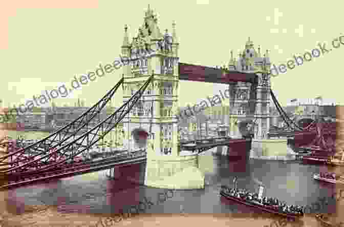 Historical Photo Of Tower Bridge During Its Grand Opening In 1894, Capturing The Excitement And Significance Of The Event London Tower Bridge: A Collection Of Photography Artwork