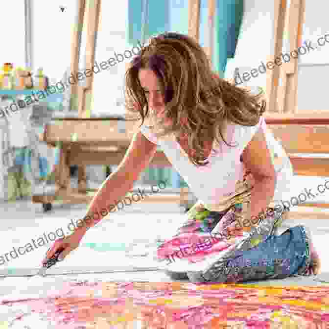 Image Of A Woman Engrossed In Painting, Surrounded By Brushes And Canvases The Player I Want To Date (Elite Players 4)