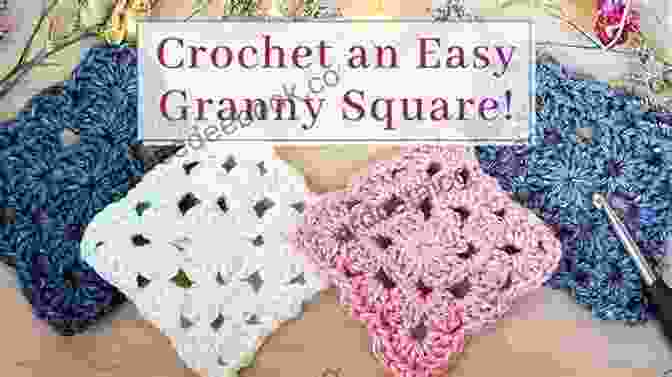 Image Of An Easy Granny Square Blanket Crocheted By A Beginner Dinosaur Crochet Instructions: Beginner Crafting Patterns That Are Fun: Dinosaur Crochet Tutorial