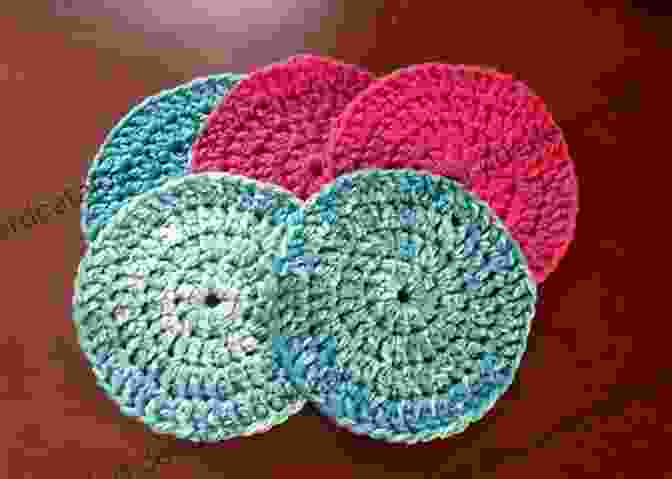 Image Of Simple Coasters Crocheted By A Beginner Dinosaur Crochet Instructions: Beginner Crafting Patterns That Are Fun: Dinosaur Crochet Tutorial