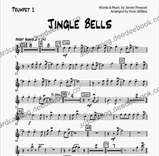 Jingle Bells Arrangement For Trombone Big Of Christmas Songs For Trombone