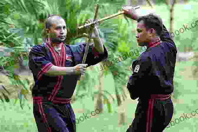 Martial Artists Practicing Eskrima, A Filipino Martial Art Focusing On Weapons Combat. Indo Malay Martial Traditions: Aesthetics Mysticism Combatives Vol 1
