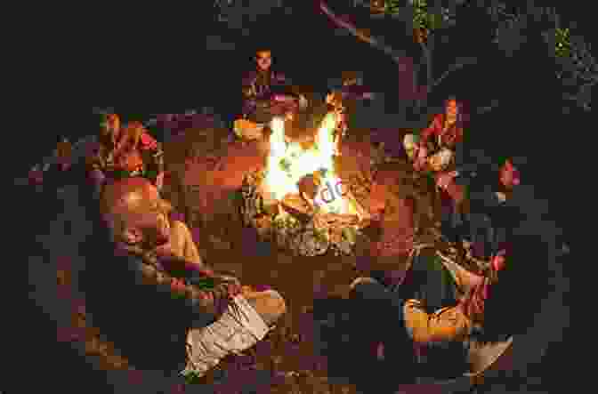 Members Of The Order Of The White Boar Gathered Around A Campfire, Sharing Stories And Legends The King S Man (The Order Of The White Boar 2)
