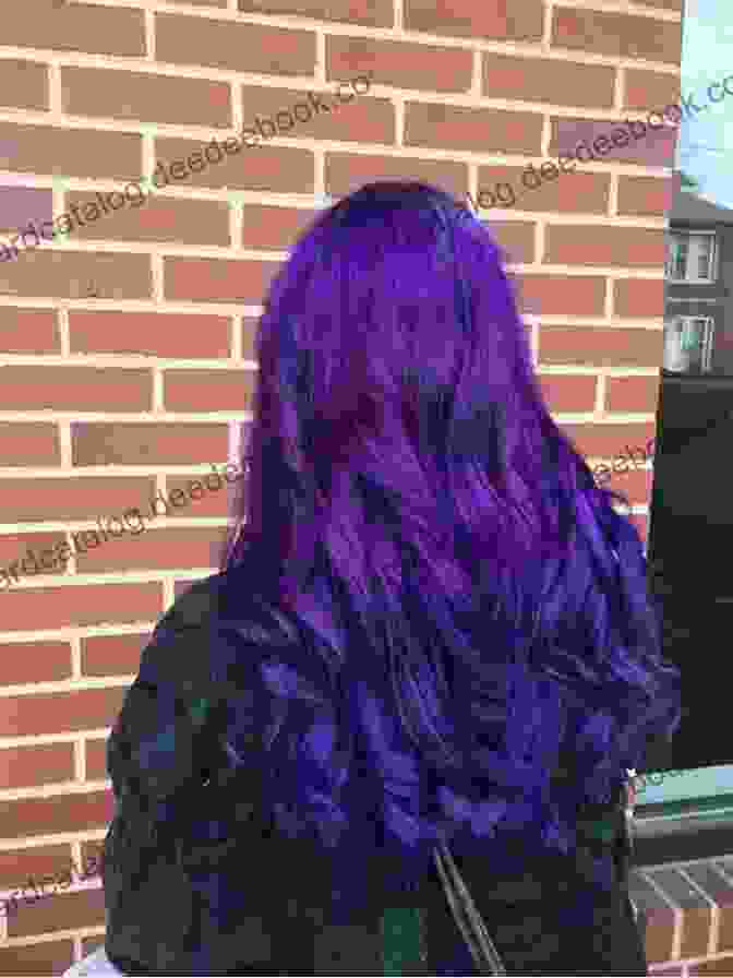 Model With Vibrant Purple Hair, Showcasing The大胆 Color Experimentation Of Italian Hair Stylists Italian International Hair Fashion: IHF Magazine No 41 Brides Hairstyles (iHF Magazine English Edition)