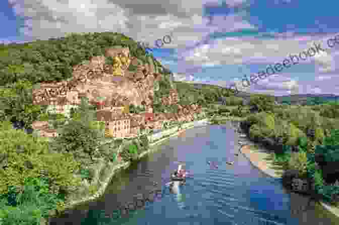 Panoramic View Of Le Roc Village On The Dordogne River Le Roc A Village On The Dordogne