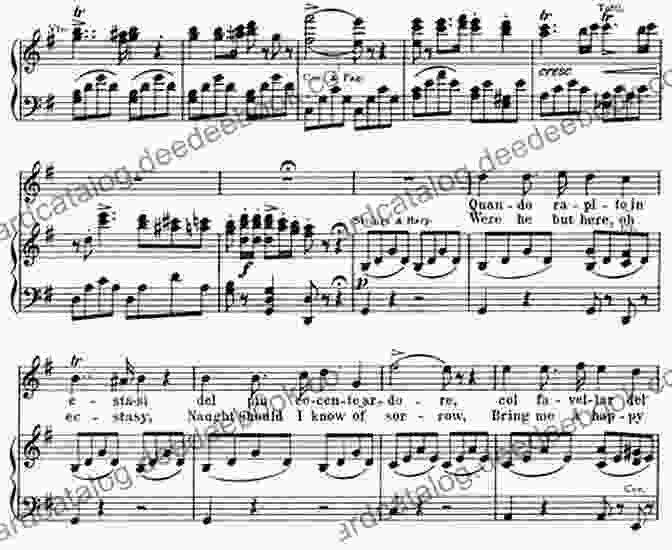 Quando Rapito In Estasi Sheet Music Vincenzo Bellini: 15 Songs: For Voice And Piano