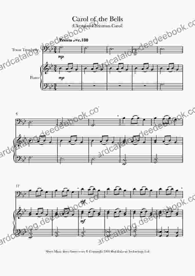 The Carol Of The Bells Arrangement For Trombone Big Of Christmas Songs For Trombone