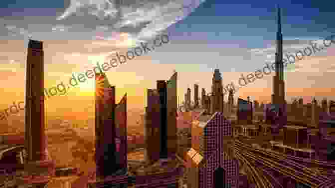 The Stunning Dubai Skyline At Sunrise, Symbolizing The City's Ambition And Unyielding Spirit All Roads Lead To Dubai